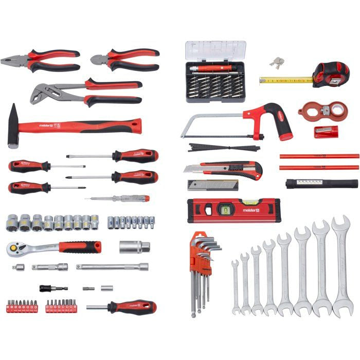 MEISTER 121 Piece Tool Set - Aluminum
