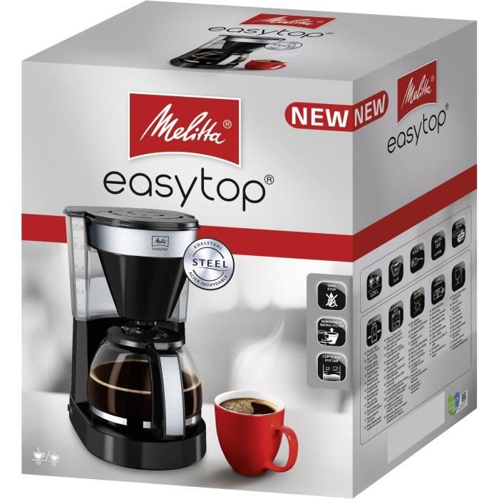 Melitta Easy Top II 1023-04 - Filter coffeeiere - 1050 W - Black