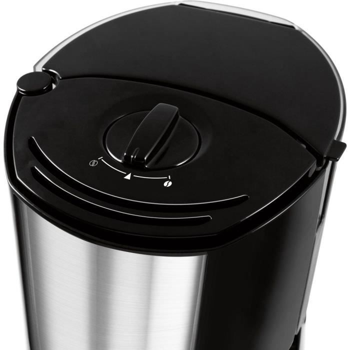 Coffee machine Melitta - Enjoy Top Glass Noir/Brushed steel 1017-04