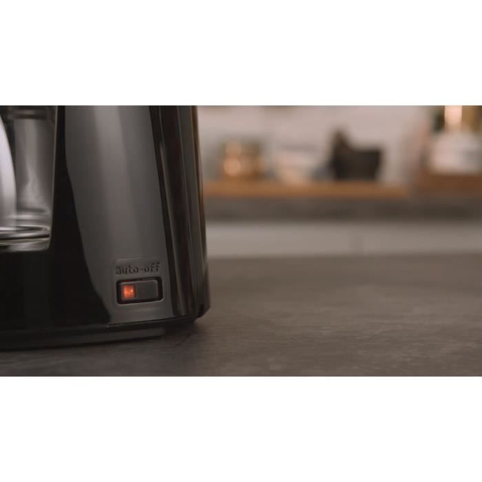 Coffee machine Melitta - Enjoy Top Glass Noir/Brushed steel 1017-04