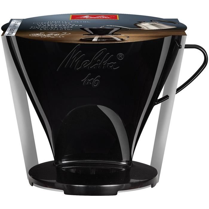 MELITTA 1x6 coffee filter holder - Black