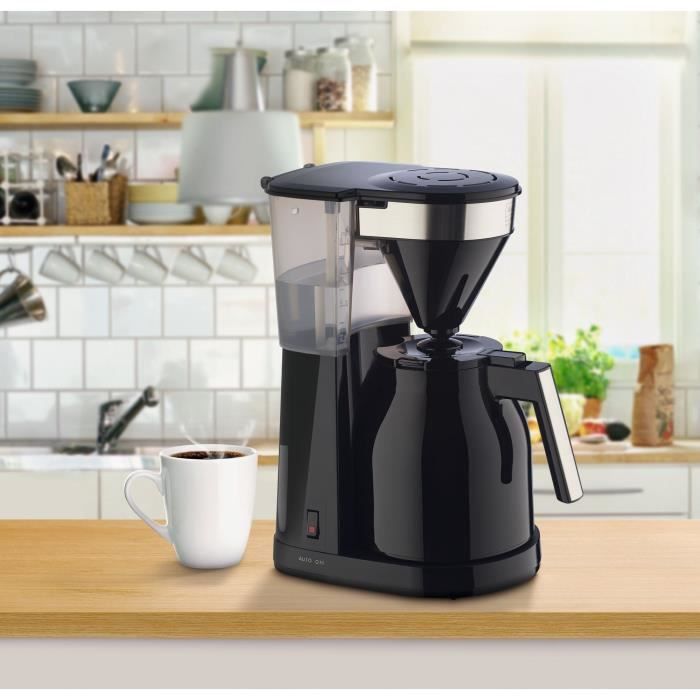 Melitta Easy Top Therm II 1023-08 - Filter coffee 1L - 1050 W - Black