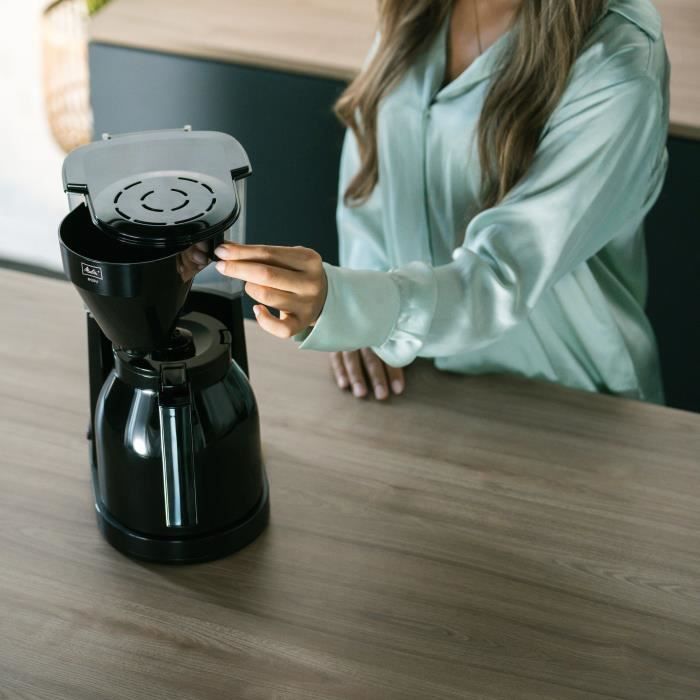 Melitta Easy Therm II 1023-06 - Filter coffee 1L - 1050 W - Black