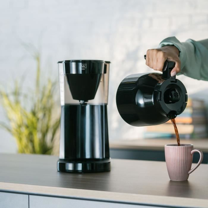 Melitta Easy Therm II 1023-06 - Filter coffee 1L - 1050 W - Black