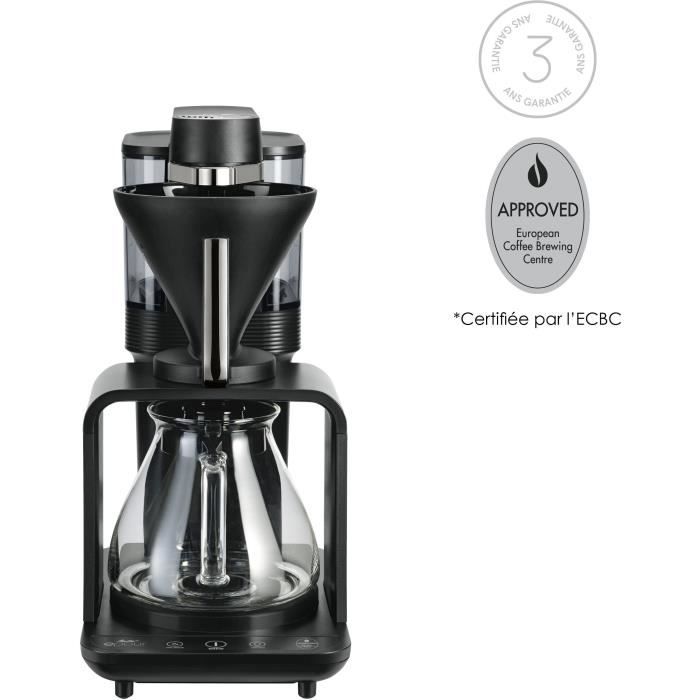 Filter coffee maker - MELITTA - Epour 1024-11 - 1515 W - 2/8 cups - Black / Chrome