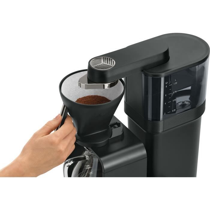 Filter coffee maker - MELITTA - Epour 1024-11 - 1515 W - 2/8 cups - Black / Chrome