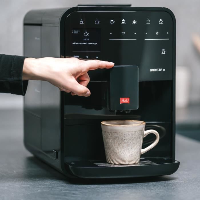 Automatic coffee machine with grinder - MELITTA - Barista SE F830-003 - 1450 W - Black