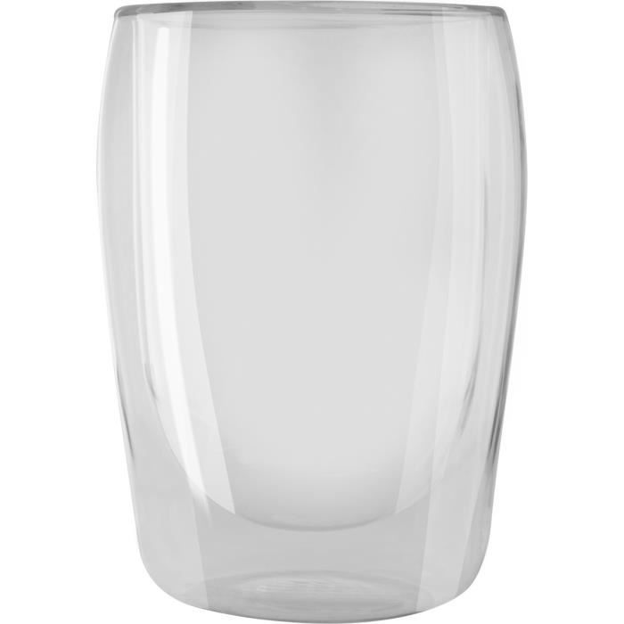 MELITTA Set of 2 borosilicate glasses for latte Machiatto 300 ml transparent