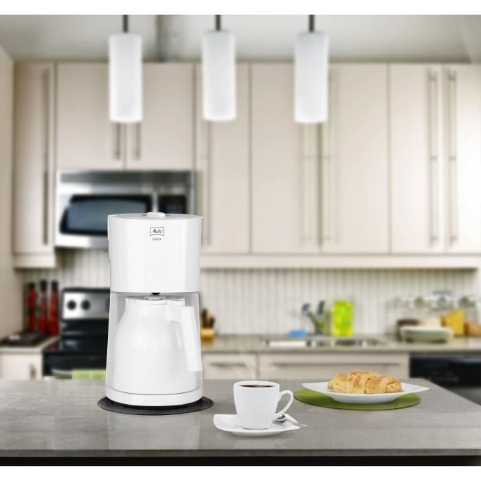 Melitta 1017-05 Filter coffeeiere with insulated cheam Enjoy II Therm - White