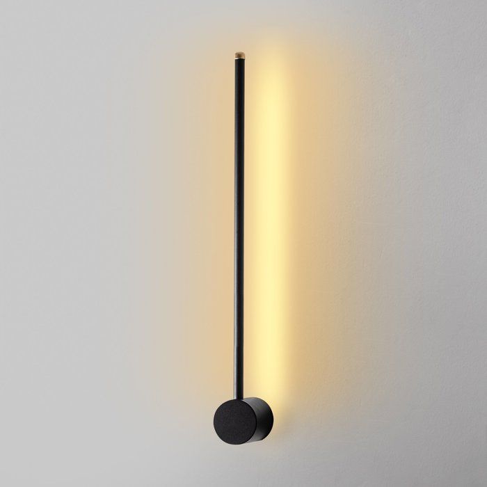 Applique murale Black - Métal noir - Design moderne - Eclairage décoratif