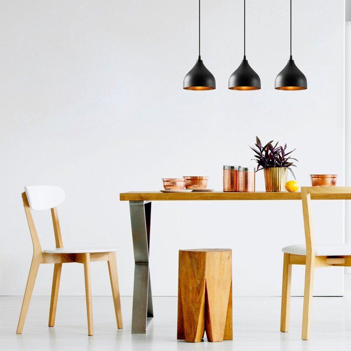 Suspension lustre D BY M.RED Black - Métal - Style contemporain - Raffiné