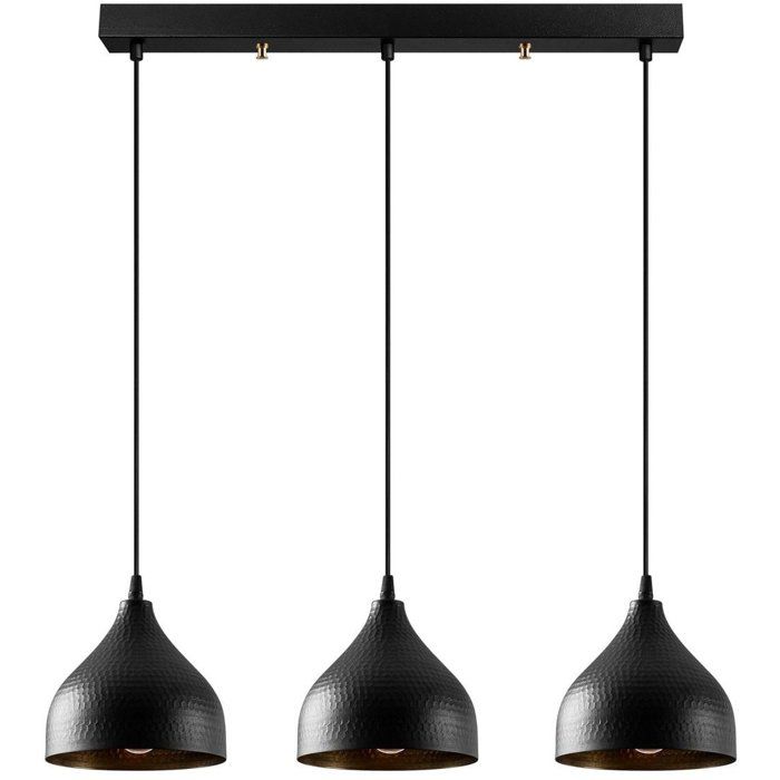Suspension lustre D BY M.RED Black - Métal - Style contemporain - Raffiné
