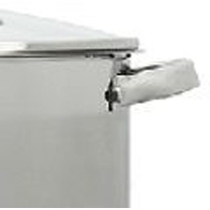 Pot with lid - MENASTYL - 4615455 - Stainless steel - 9 liters - All hobs including induction