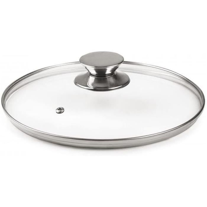 Pot with lid - MENASTYL - 4615455 - Stainless steel - 9 liters - All hobs including induction