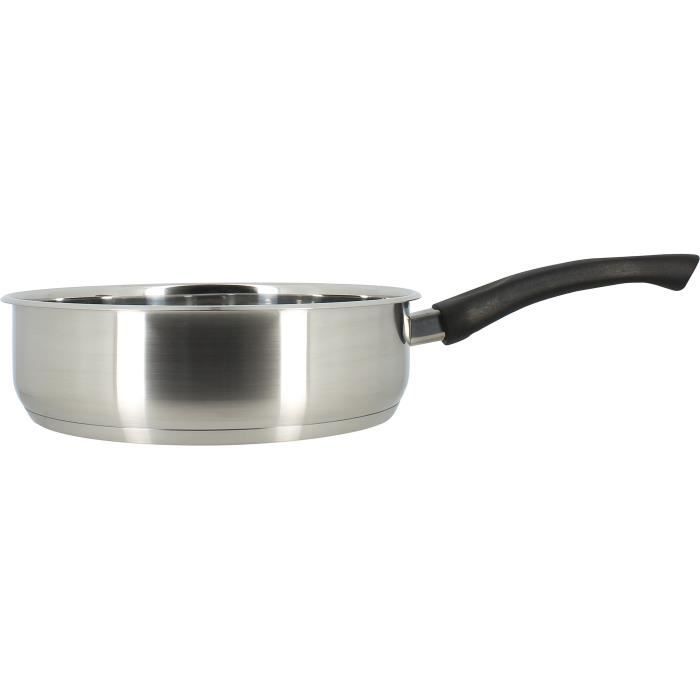 Sauté pan - MENASTYL - 6020248 - Stainless steel - 28 cm - Suitable for all hobs including induction