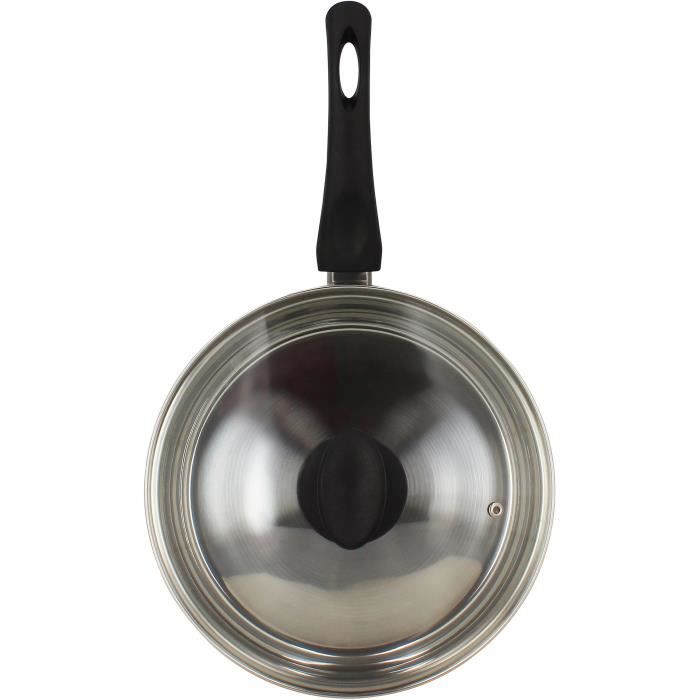 Sauté pan - MENASTYL - 6020248 - Stainless steel - 28 cm - Suitable for all hobs including induction