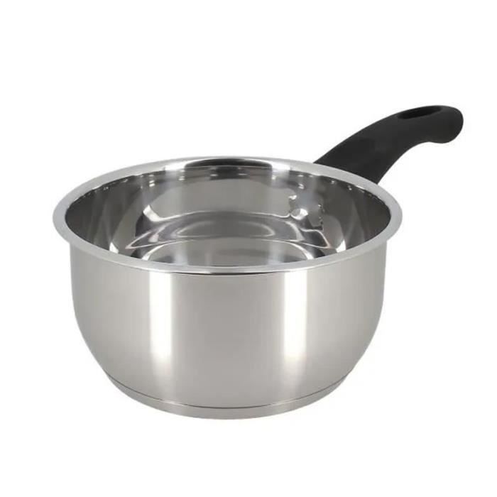 Casserole - MENASTYL - 6020241 - Stainless steel - 16 cm - Suitable for all heat sources including induction