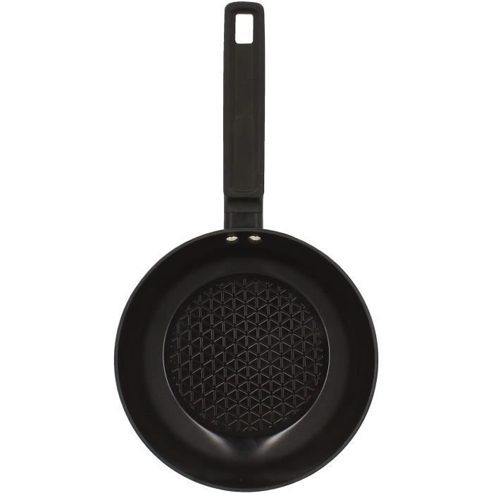 Frying pan - MENASTYL - 6020635 - Forged aluminum - 20 cm - Black - Suitable for all hobs including induction