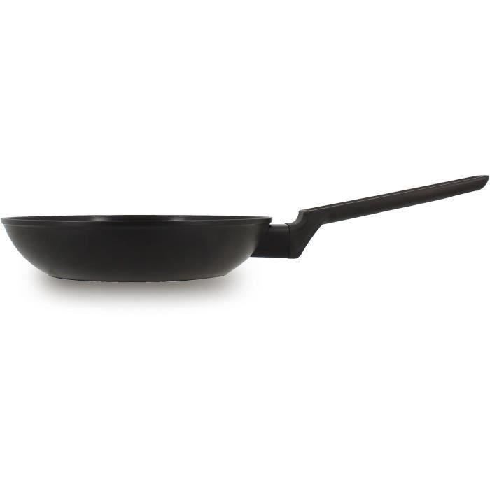 Frying pan - MENASTYL - 6020635 - Forged aluminum - 20 cm - Black - Suitable for all hobs including induction