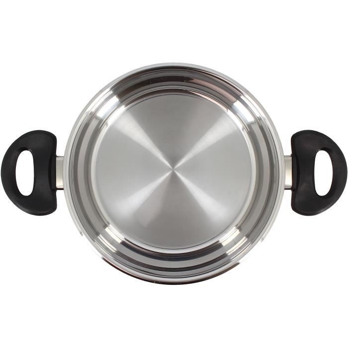 Dutch oven - MENASTYL - First 20 cm - Stainless steel - Suitable for all hobs including induction