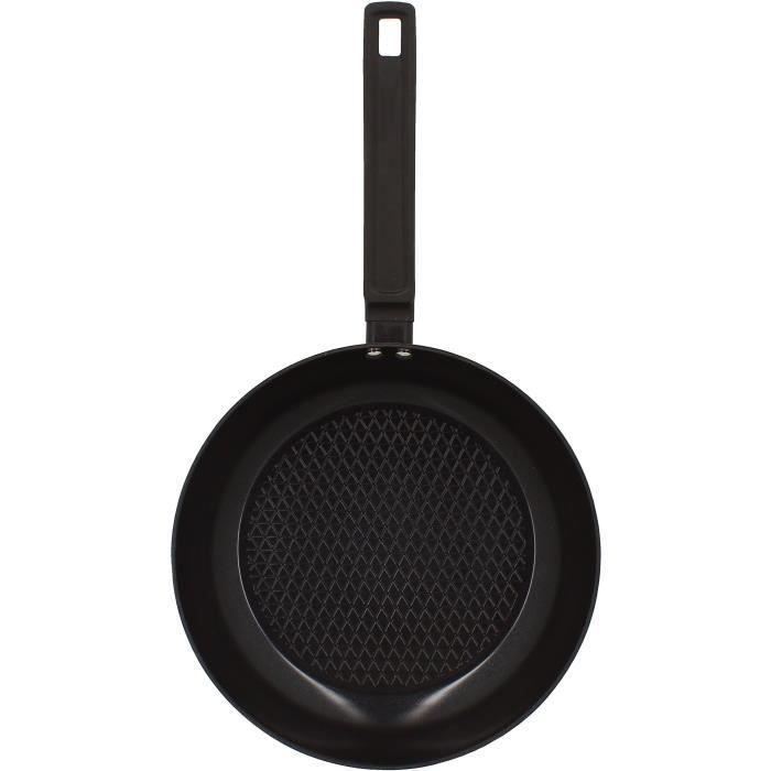 Frying pan - MENASTYL - 6020637 - Forged aluminum - 26 cm - Black - Suitable for all hobs including induction