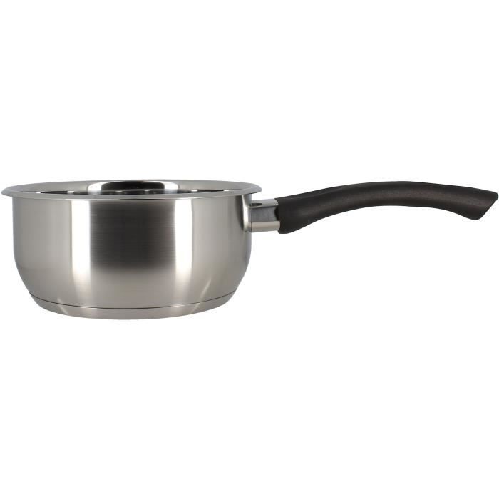 Casserole - MENASTYL - 6020242 - Stainless steel - 18 cm - Suitable for all heat sources including induction