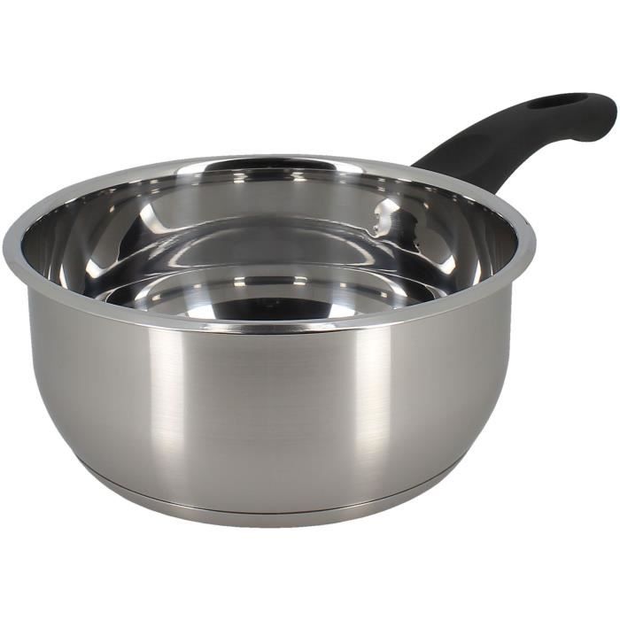 Casserole - MENASTYL - 6020242 - Stainless steel - 18 cm - Suitable for all heat sources including induction