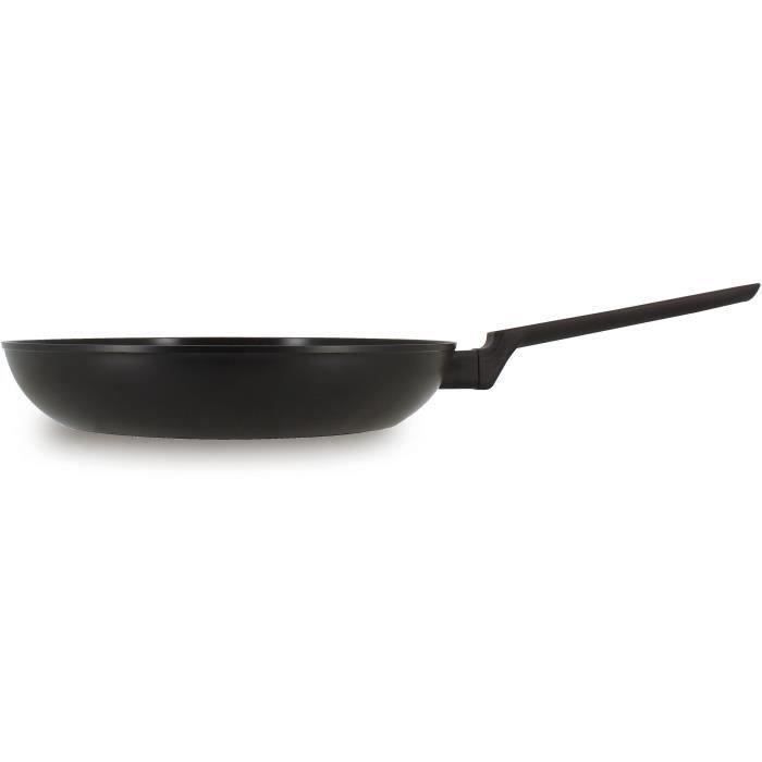 Frying pan - MENASTYL - 6020638 - Forged aluminum - 28 cm - Black - Suitable for all hobs including induction