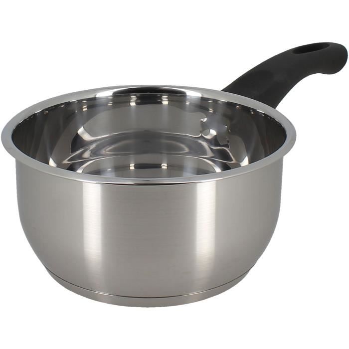 Casserole - MENASTYL - 6020240 - Stainless steel - 14 cm - Suitable for all heat sources including induction