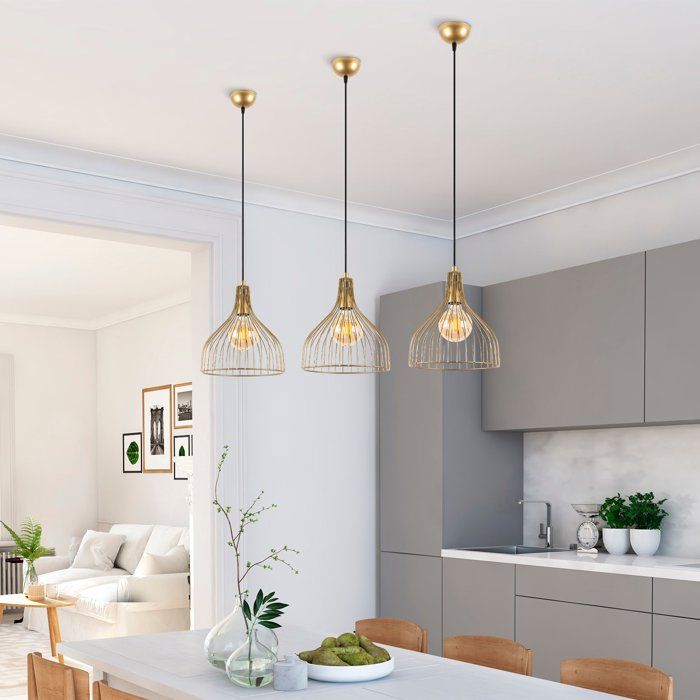 Chandelier - D BY M.RED - Gold - Gold-Plated Metal - Chic - Sophisticated Decor
