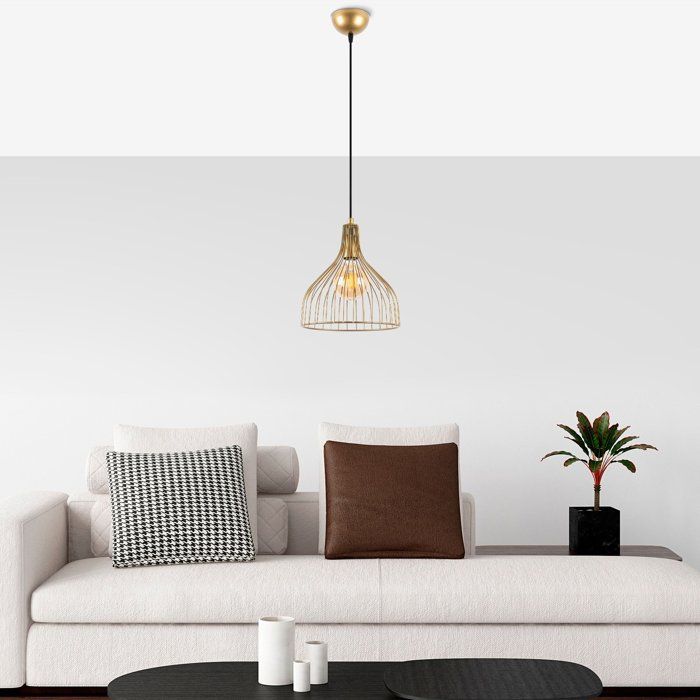 Chandelier - D BY M.RED - Gold - Gold-Plated Metal - Chic - Sophisticated Decor