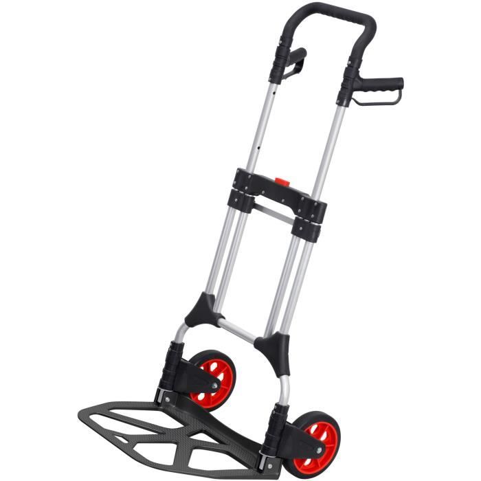 Hand truck - MEISTER - 8985710 - Foldable - 200 kg - Black