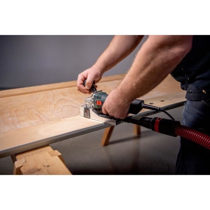 Wood milling machine - METABO - LF 850 S - 4 reversible carbide blades - Connection for extraction