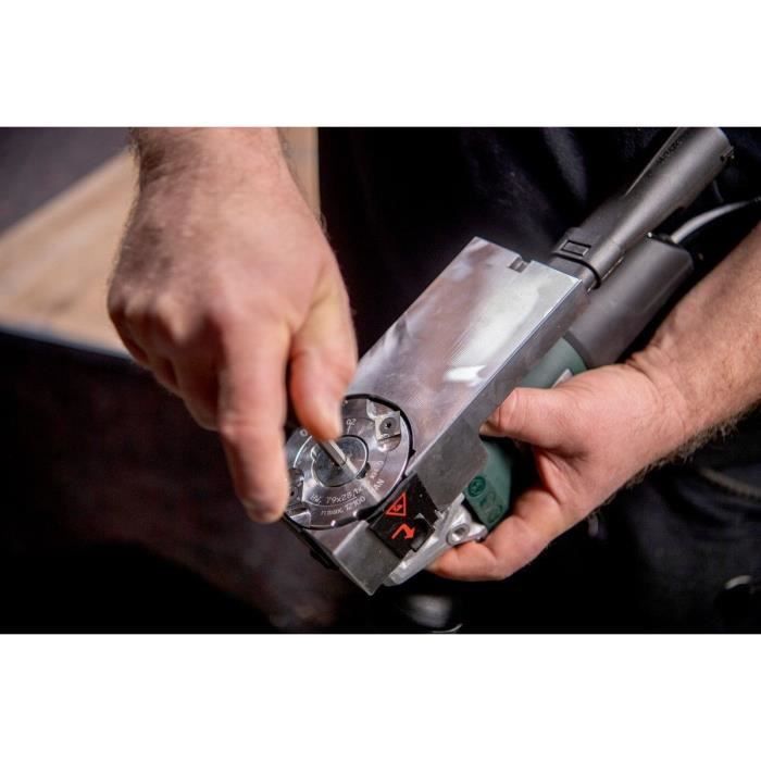 Wood milling machine - METABO - LF 850 S - 4 reversible carbide blades - Connection for extraction