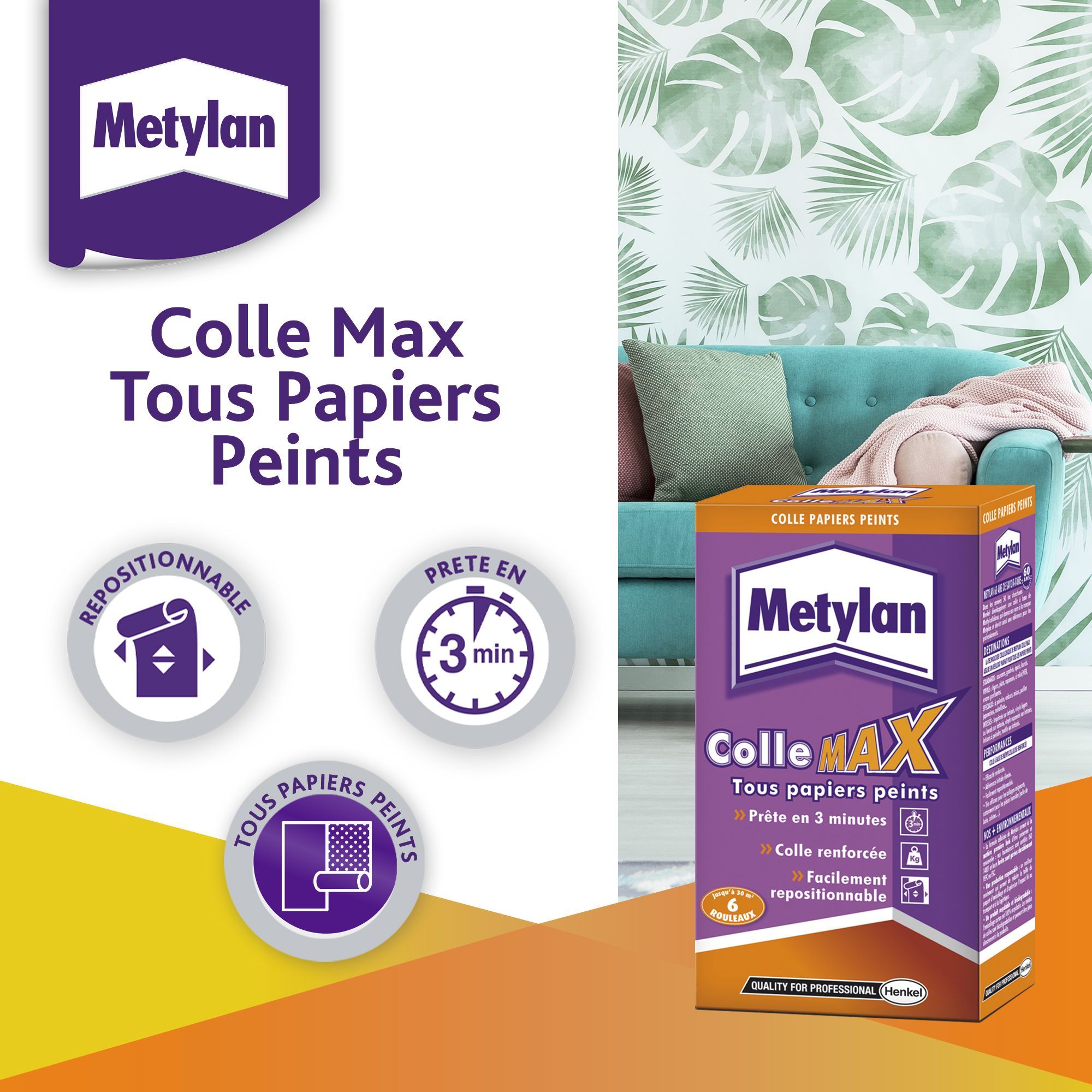 Wallpaper Glue - METYLAN - All Papers - 200g Pack