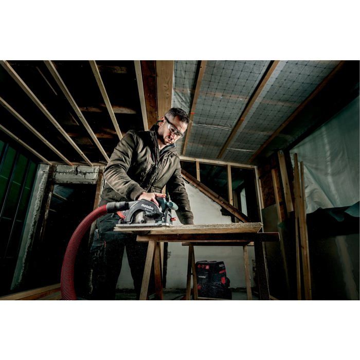 Cordless portable circular saw - METABO - KS 18 LTX 57 - 18 V - MetaBOX 340