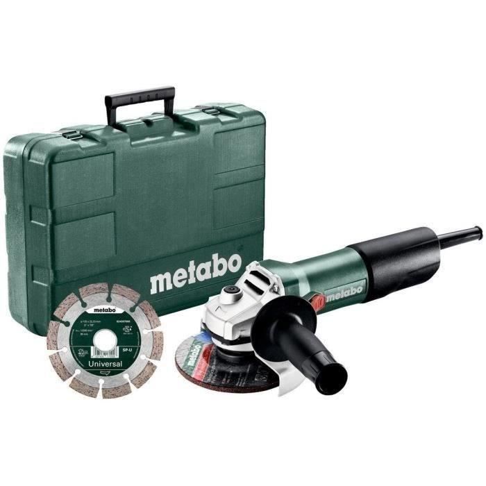 METABO W 850-125 Corded Angle Grinder - Diamond Disc Included