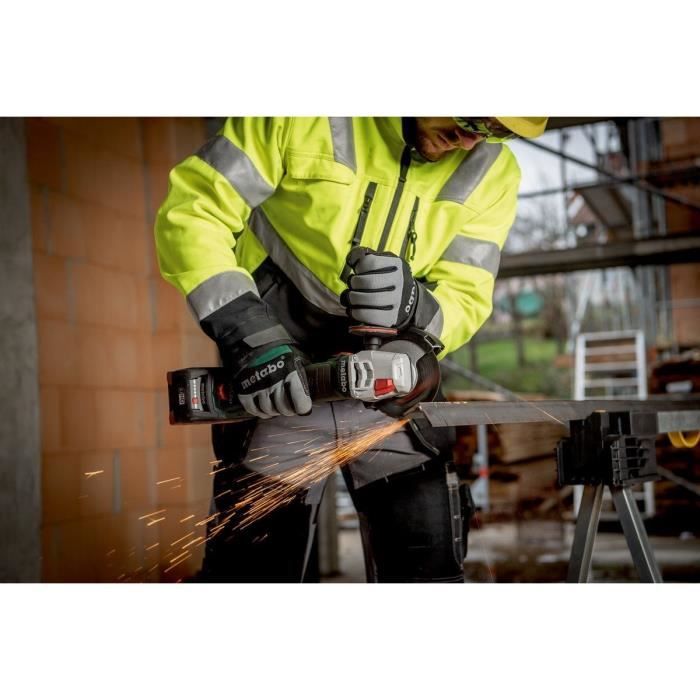 Cordless grinder - METABO - WVB 18 LT BL 11-125 Quick - 18V - Concrete - Professional