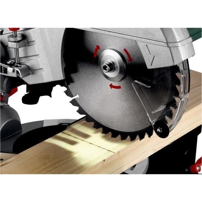 Radial miter saw - METABO - KGS 216 M - precision cut line LED - 613216000 - model 2023