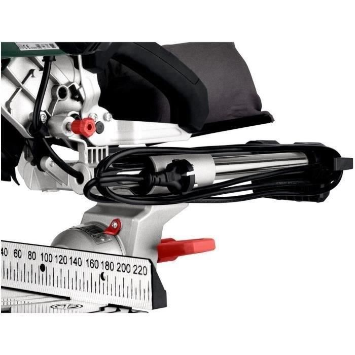 Radial miter saw - METABO - KGS 216 M - precision cut line LED - 613216000 - model 2023