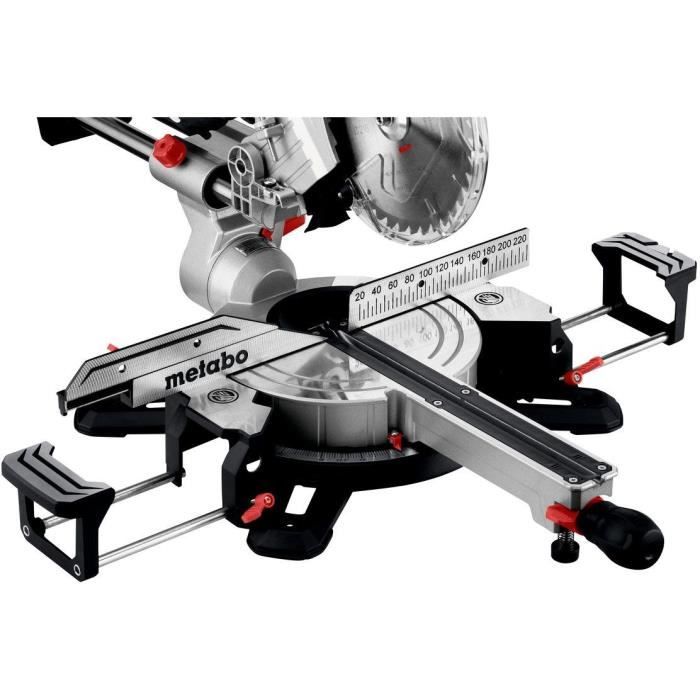 Radial miter saw - METABO - KGS 254 M - precision cut line LED - 613254000 - model 2023