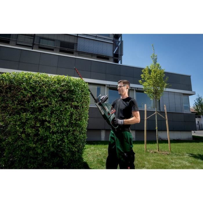METABO HS 18 LTX BL 75 cordless hedge trimmer - Brushless motor - Rotating handle - Blade protection