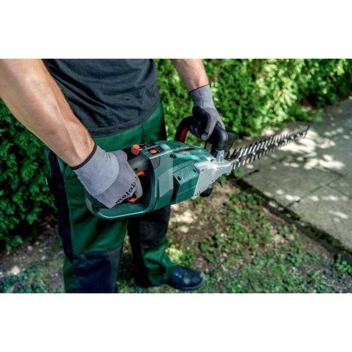 METABO HS 18 LTX BL 75 cordless hedge trimmer - Brushless motor - Rotating handle - Blade protection
