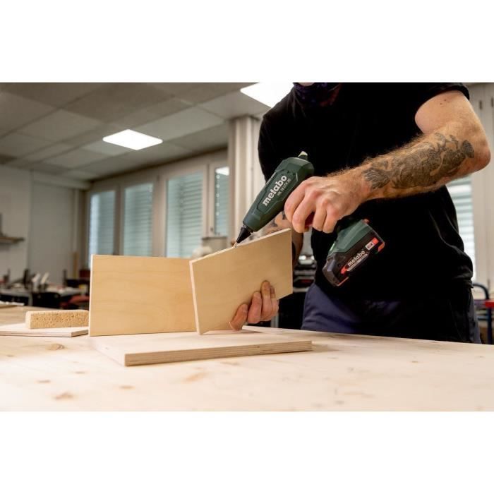 Cordless hot glue gun - METABO - HK 18 LTX 20 - 18 V - MetaBOX 145