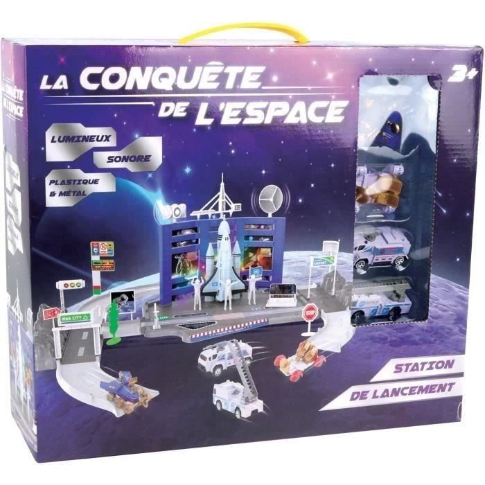 Space Shuttle Launch Station - MGM - 3 metal vehicles - Free stickers