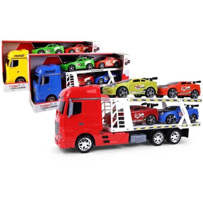 Transport Truck - TURBO CHALLENGE - Intervention Vehicles - 1/24 - Friction Vehicle - Random Color