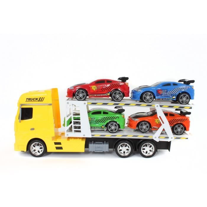 Transport Truck - TURBO CHALLENGE - Intervention Vehicles - 1/24 - Friction Vehicle - Random Color