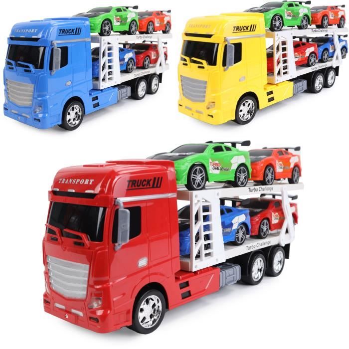 Transport Truck - TURBO CHALLENGE - Intervention Vehicles - 1/24 - Friction Vehicle - Random Color