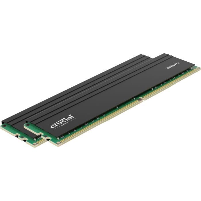RAM memory - CRUCIAL - PRO DDR4 - 64GB (2x32GB) - DDR4-3200 - UDIMM CL22 (CP2K32G4DFRA32A)