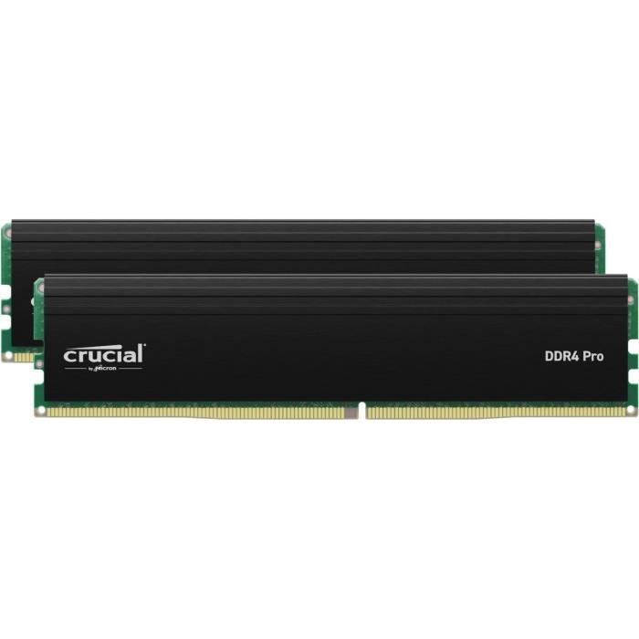 RAM memory - CRUCIAL - PRO DDR4 - 32GB (2x16GB) - DDR4-3200 - UDIMM CL22 (CP2K16G4DFRA32A)